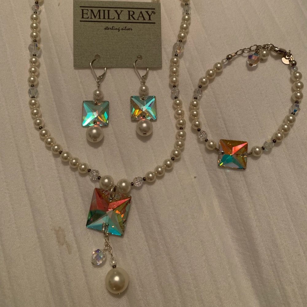 STERLING SILVER EMILY RAY SET